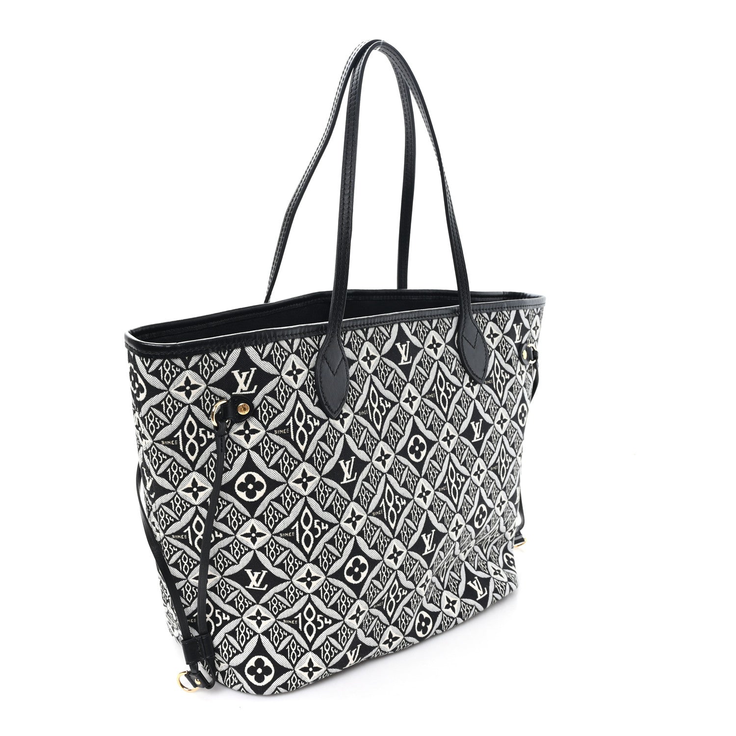 Louis Vuitton Jacquard Since 1854 Neverfull MM Grey 3 of 10
