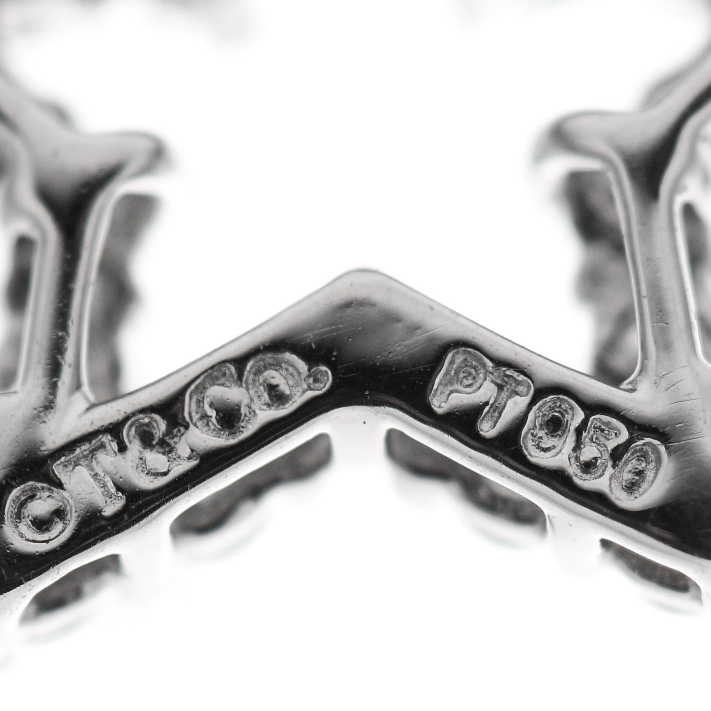 Platinum Diamond Star Charm