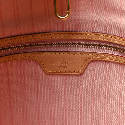 Louis Vuitton Damier Azur Delightful PM Rose Ballerine 6 of 12