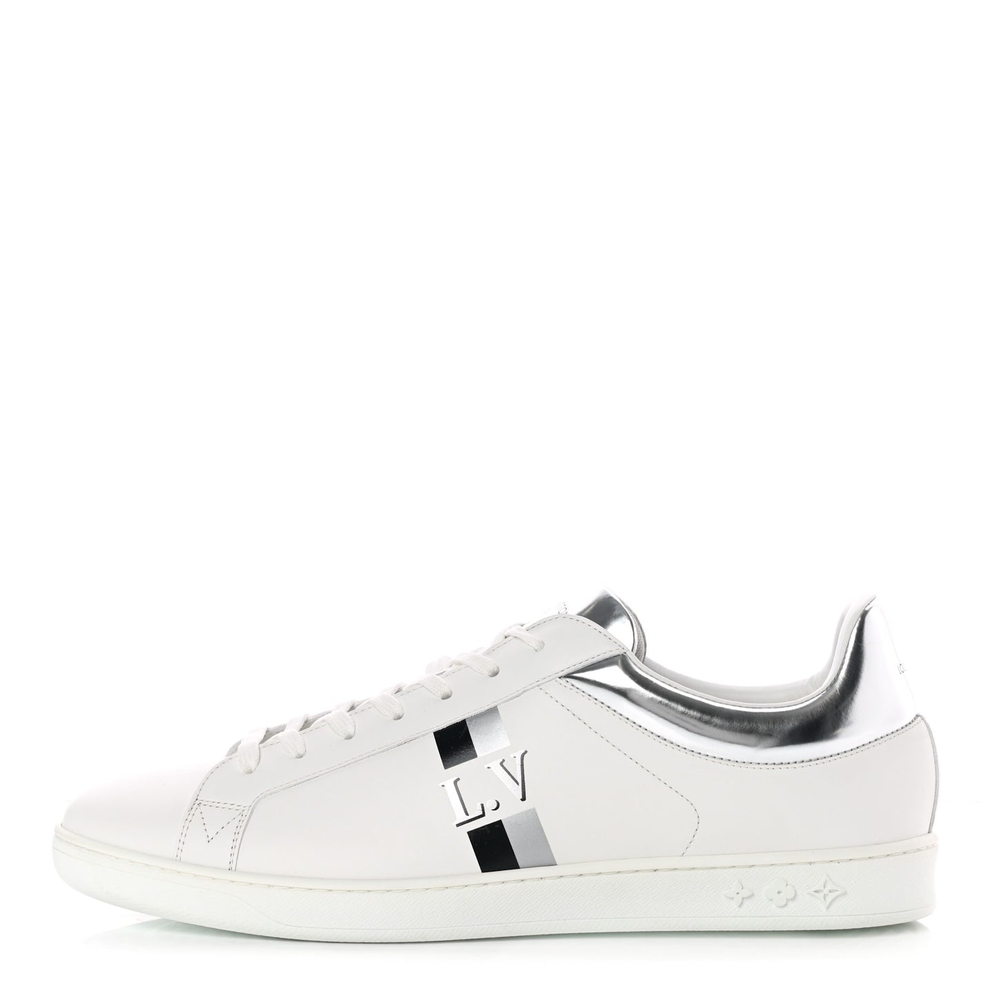 Calfskin Mens Luxembourg Sneakers 11 White