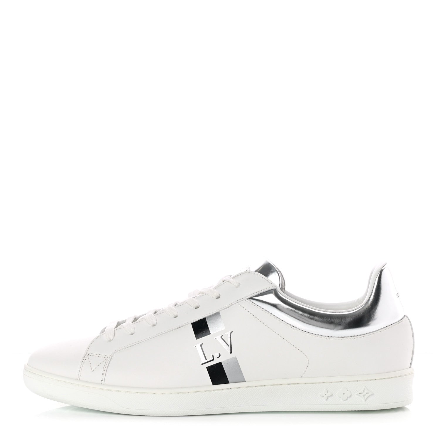 Louis Vuitton Calfskin Mens Luxembourg Sneakers 11 White 1 of 9