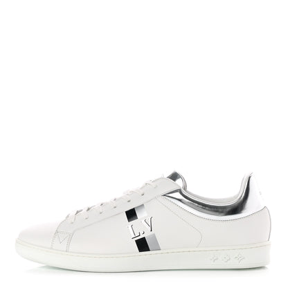 Louis Vuitton Calfskin Mens Luxembourg Sneakers 11 White 1 of 9