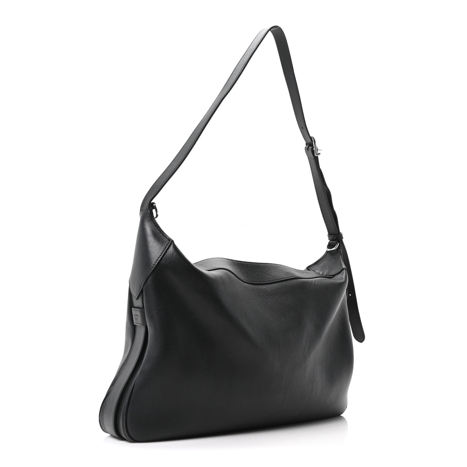 Celine Supple Calfskin Large Romy Shoulder Bag Black 3 of 10