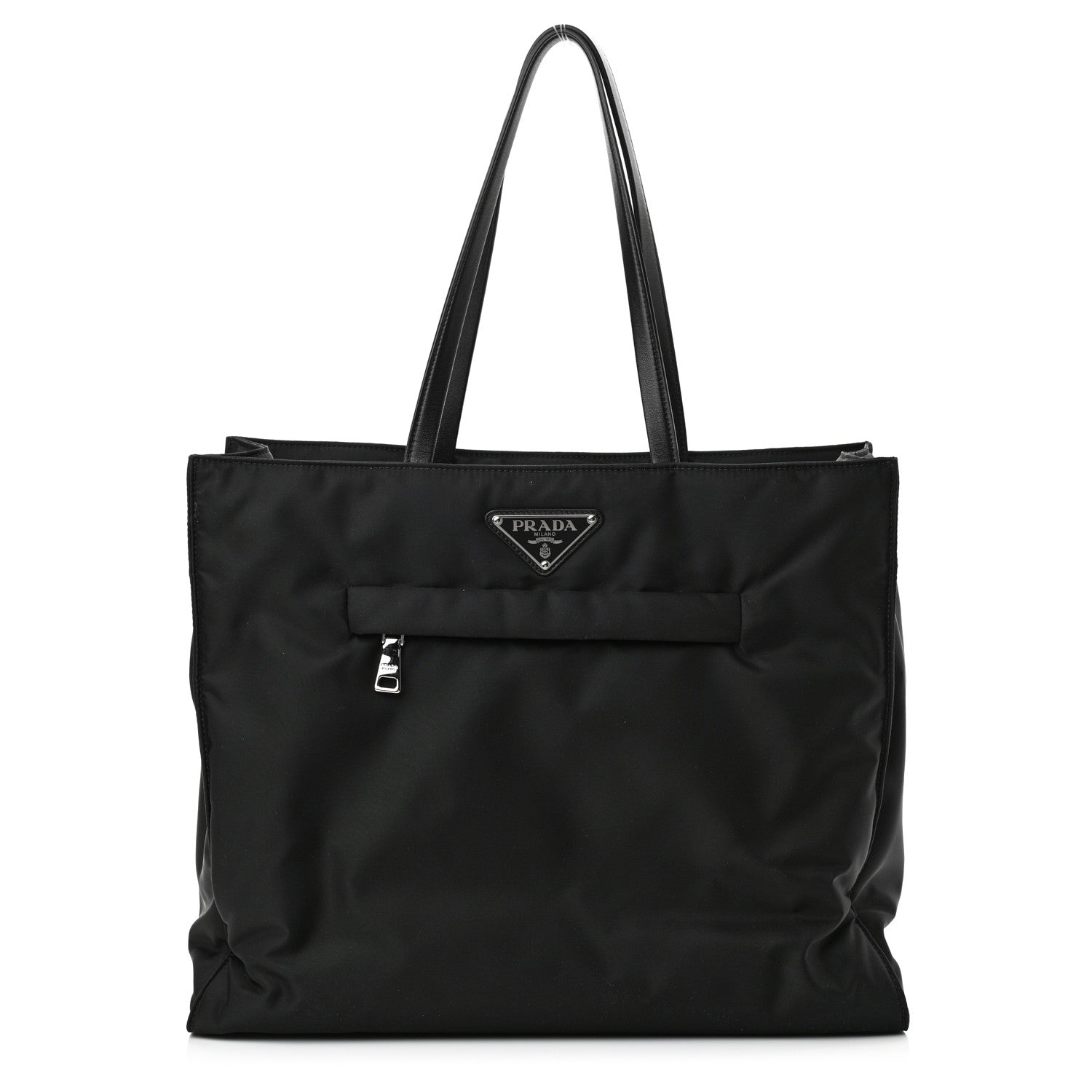 Prada Tessuto Nylon Tote Bag Black 1 of 8
