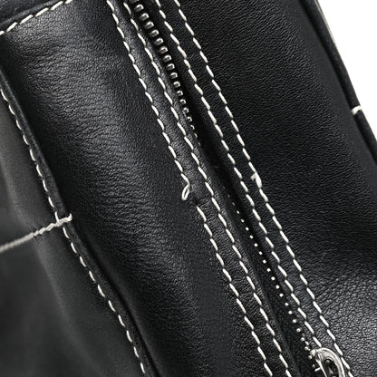 Chanel Lambskin Square Stitched Shoulder Bag Black 9 of 10