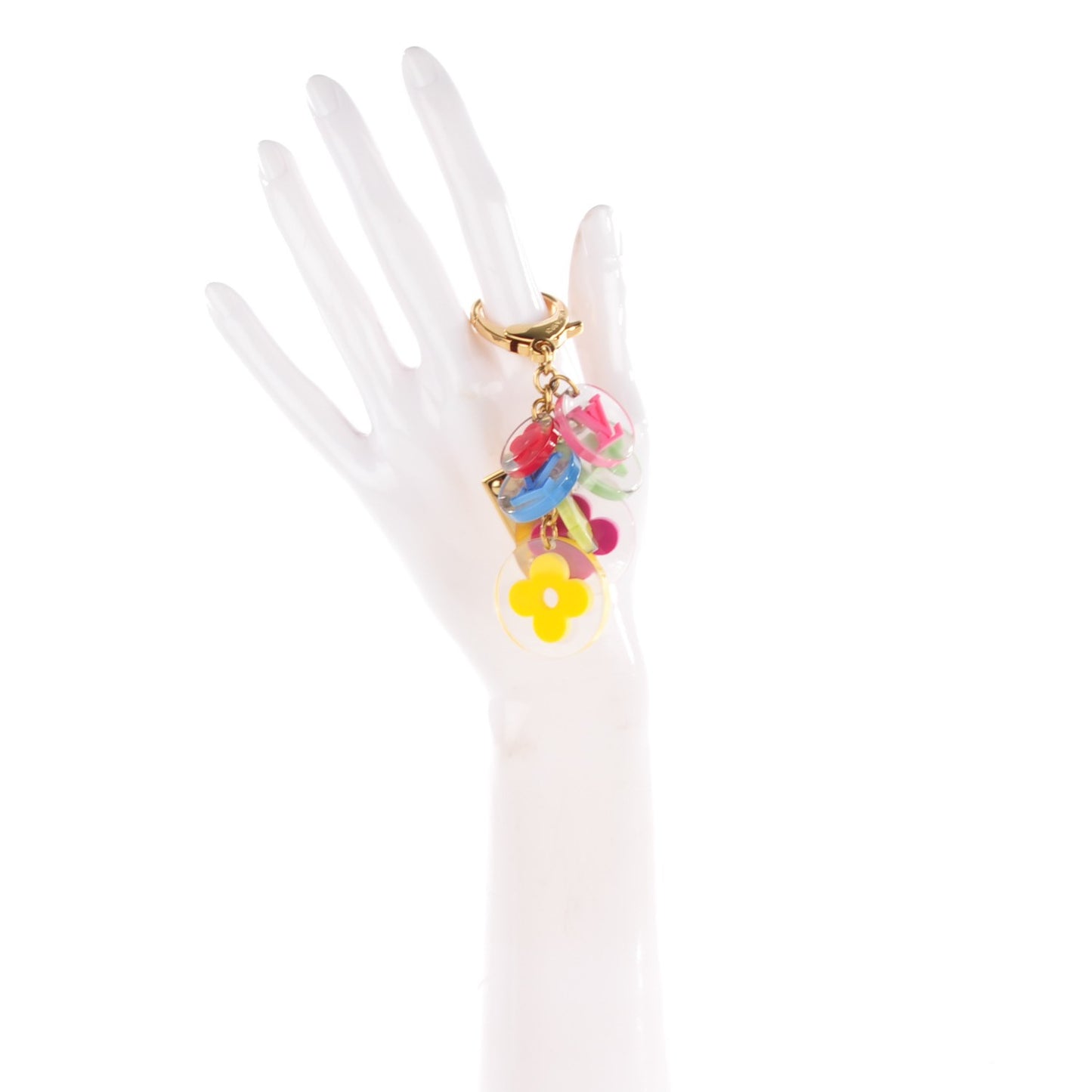 Resin Candy Fleurs Bag Charm Multicolor