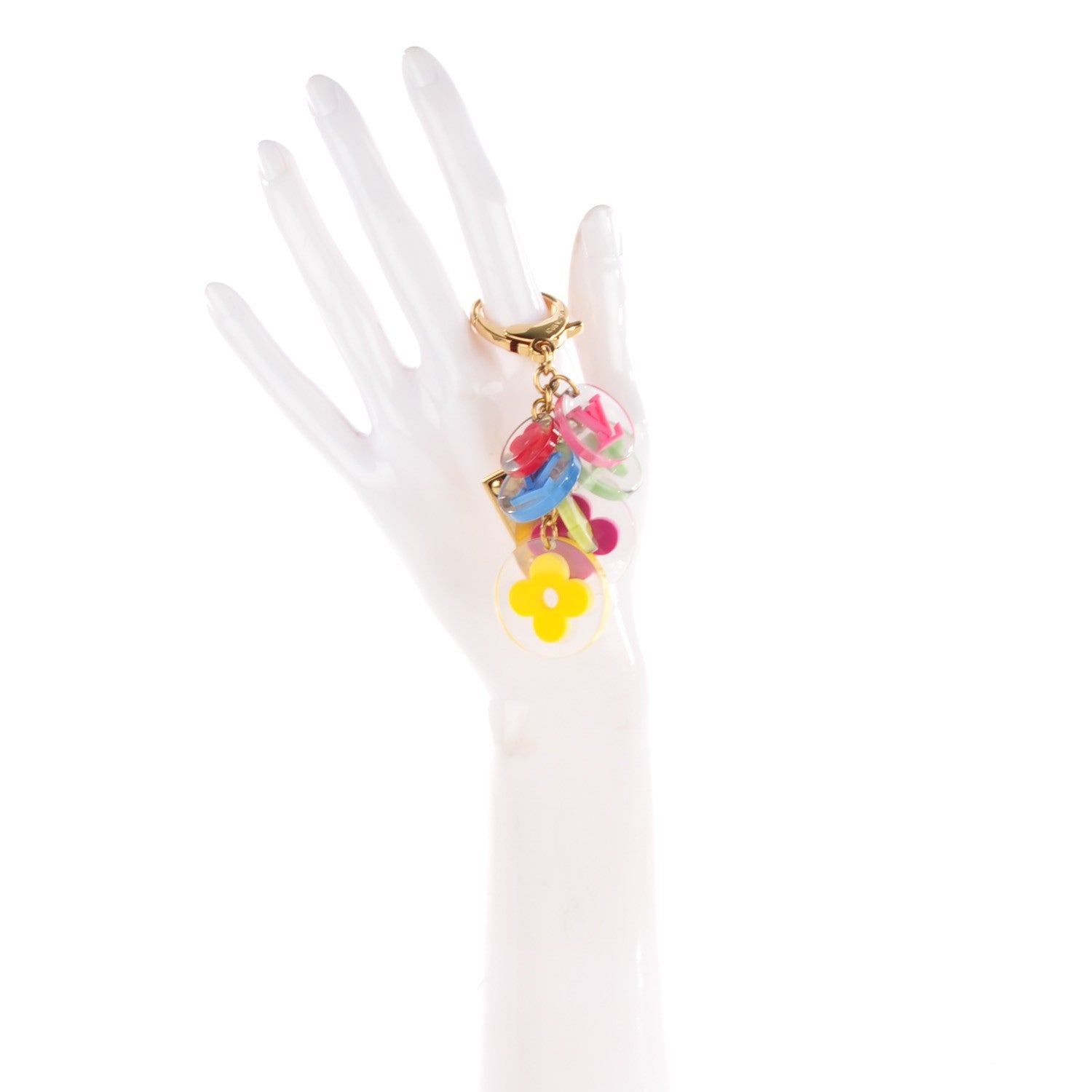 Louis Vuitton Resin Candy Fleurs Bag Charm Multicolor 2 of 5