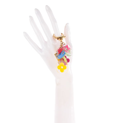 Louis Vuitton Resin Candy Fleurs Bag Charm Multicolor 2 of 5