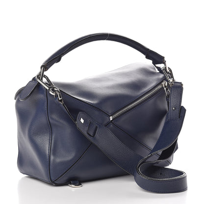 Loewe Calfskin Medium Puzzle Bag Marine 4 of 19