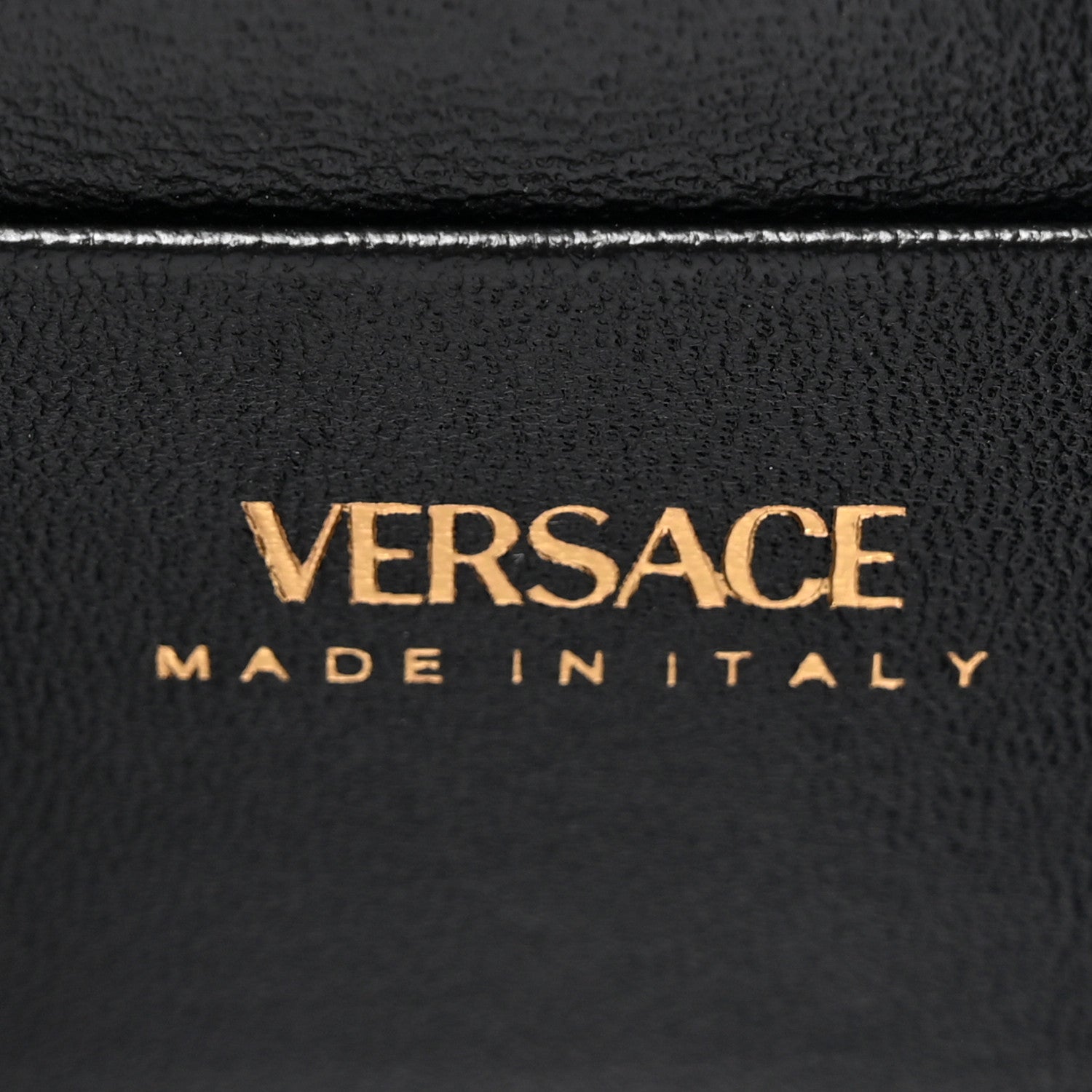 Versace Satin Crystal Studded Leopard Mini La Medusa Bag Black 5 of 9