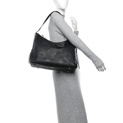 Louis Vuitton Empreinte Monogram Giant CarryAll MM Black 2 of 10