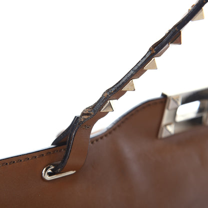Valentino Garavani Vitello Medium Rockstud Tote Camel 14 of 16