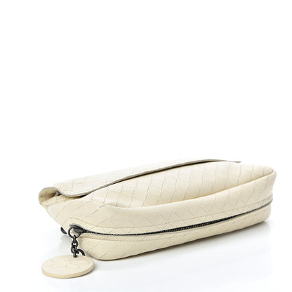 Bottega Veneta Nappa Intrecciato Mini Chain Messenger Bianca 3 of 13