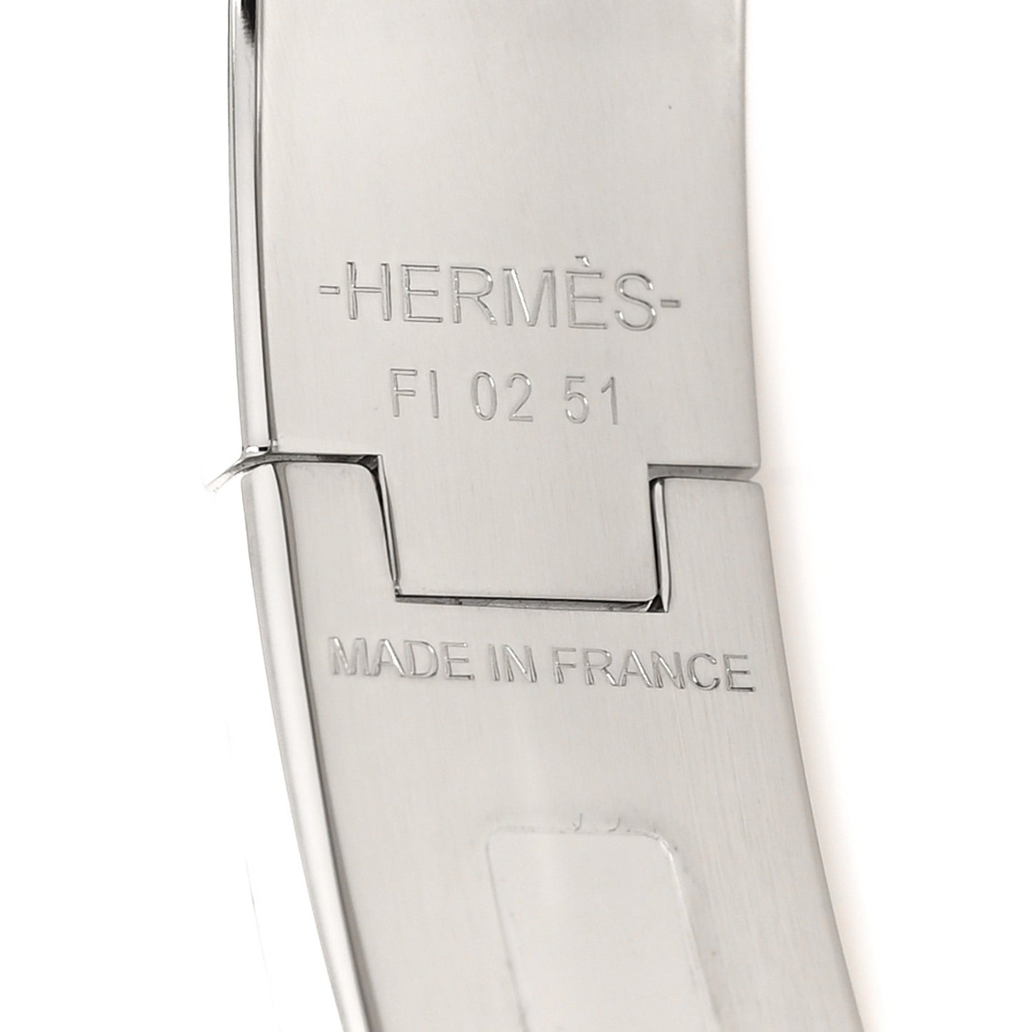 Enamel Narrow Clic Clac H Bracelet PM Lilas