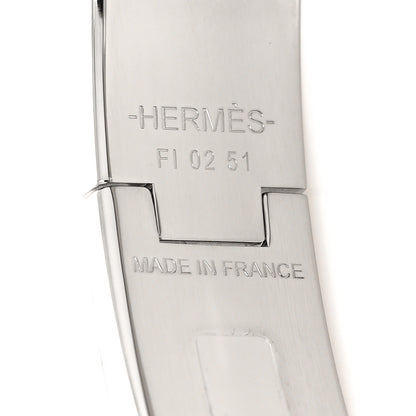 Hermes Enamel Narrow Clic Clac H Bracelet PM Lilas 5 of 5