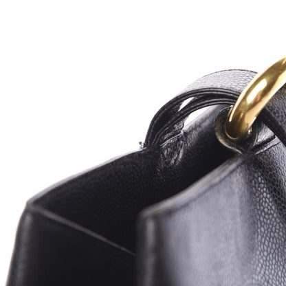 Chanel Caviar CC Drawstring Shoulder Bag Black 16 of 16