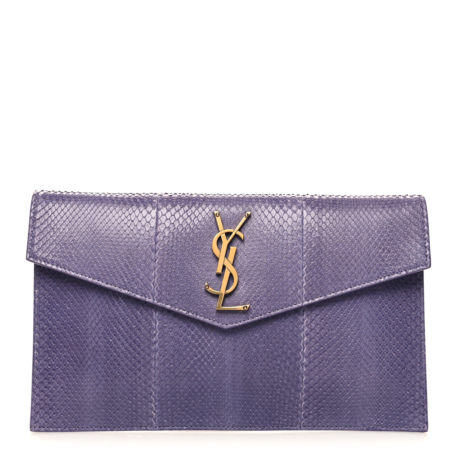 Saint Laurent Ayers Uptown Monogram Pouch Verte Praire Violet Mauve 1 of 11