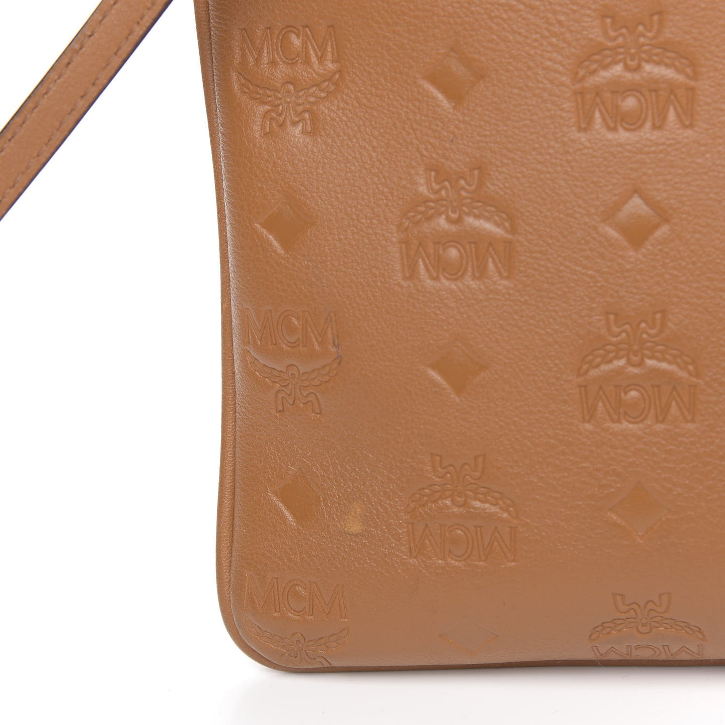 Calfskin Ottomar Crossbody Pouch Cognac