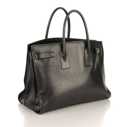 Saint Laurent Calfskin Large Sac De Jour Carryall Black 3 of 7
