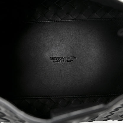 Bottega Veneta Nappa Intrecciato Medium Parachute Shoulder Bag Black 5 of 9
