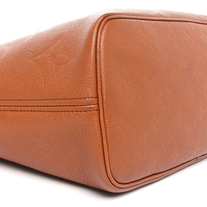 Louis Vuitton Empreinte Monogram Giant Neverfull MM  Cognac 8 of 12