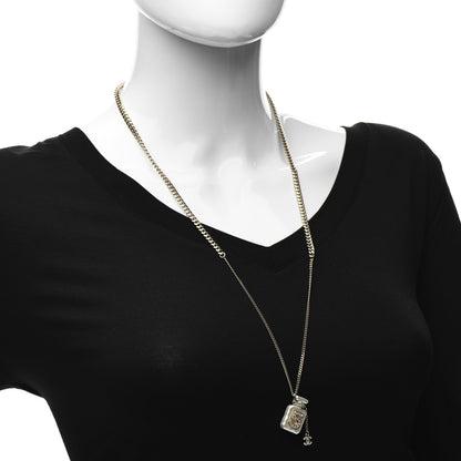 Chanel Resin Crystal CC No 5 Perfume Bottle Necklace 2 of 4