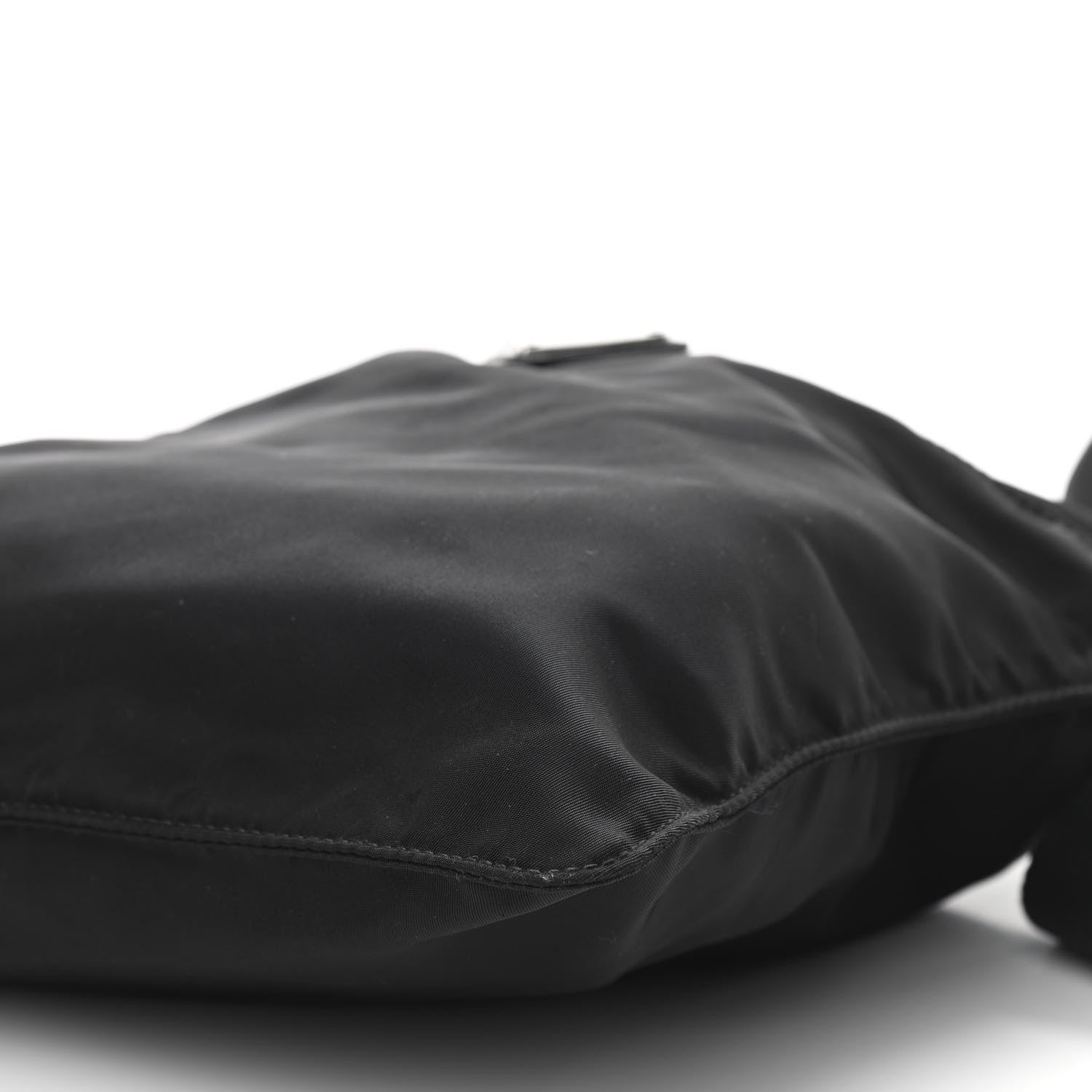 Prada Nylon Vela Flat Messenger Bag Black 9 of 9