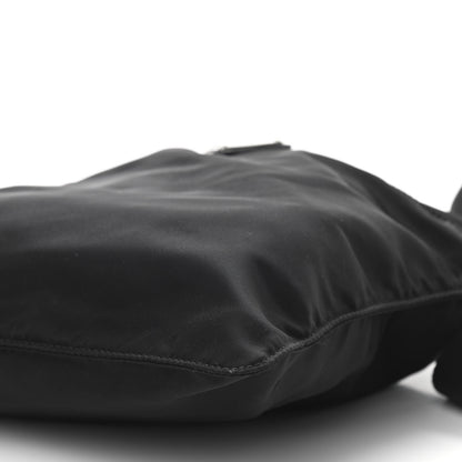 Prada Nylon Vela Flat Messenger Bag Black 9 of 9