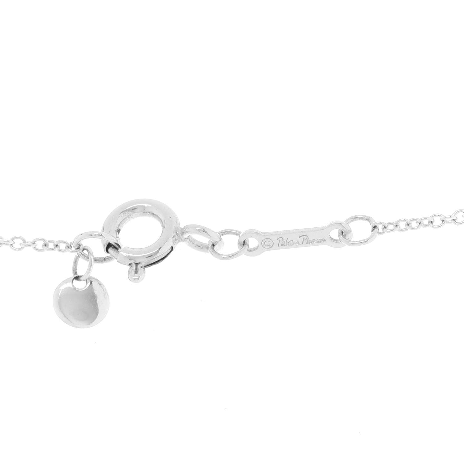 Tiffany Sterling Silver Paloma's Graffiti Love and Kisses Pendant Necklace 6 of 7