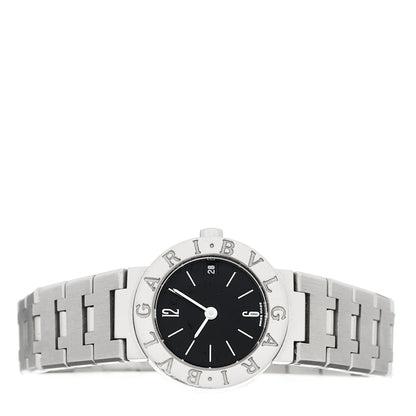 Bulgari Stainless Steel 23mm Quartz Watch Black 2 of 4