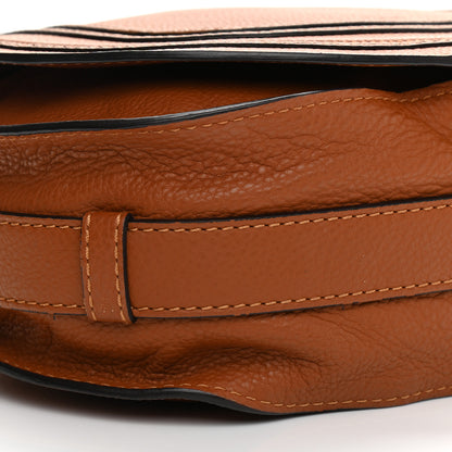 Chloe Calfskin Medium Marcie Round Crossbody Bag Tan 7 of 10
