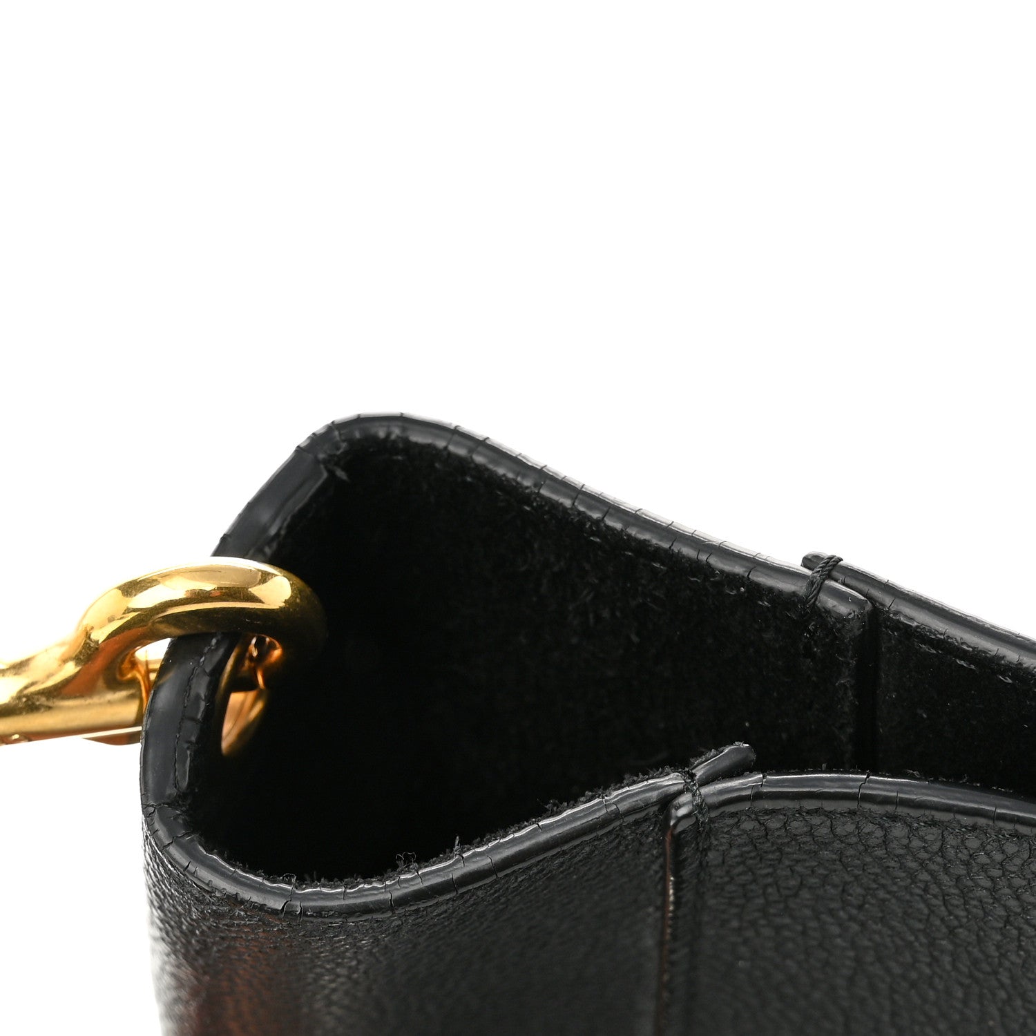 Celine Soft Grained Calfskin Small Sangle Bucket Bag Black 11 of 14