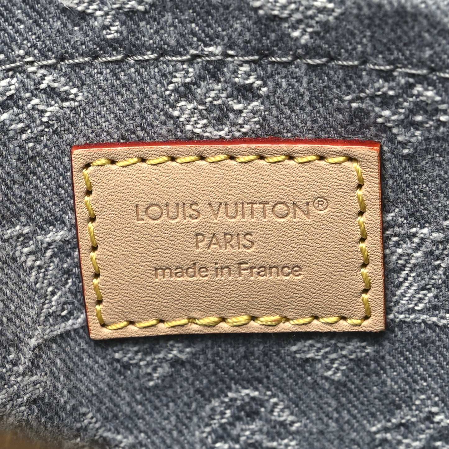 Monogram Denim Speedy Soft 30 Washed Gray
