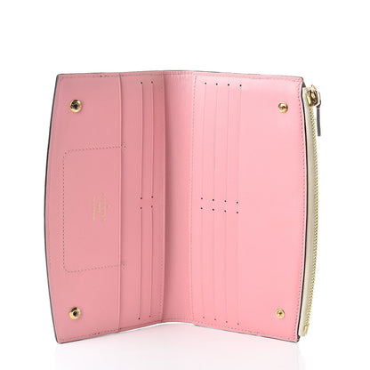 Louis Vuitton Calfskin City Steamer Wallet Kaki White 5 of 9