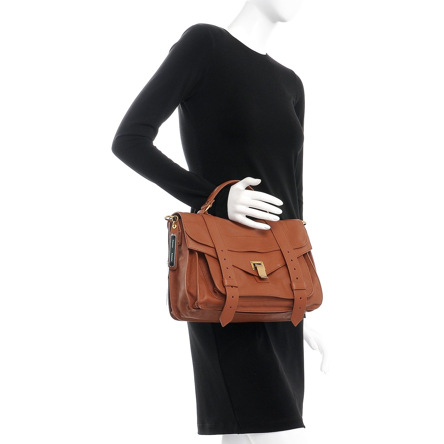 Lambskin Medium PS1 Satchel Saddle