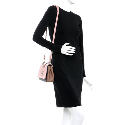 Louis Vuitton Soft Calfskin Lockme II Chain Bag BB Rose Poudre 2 of 7