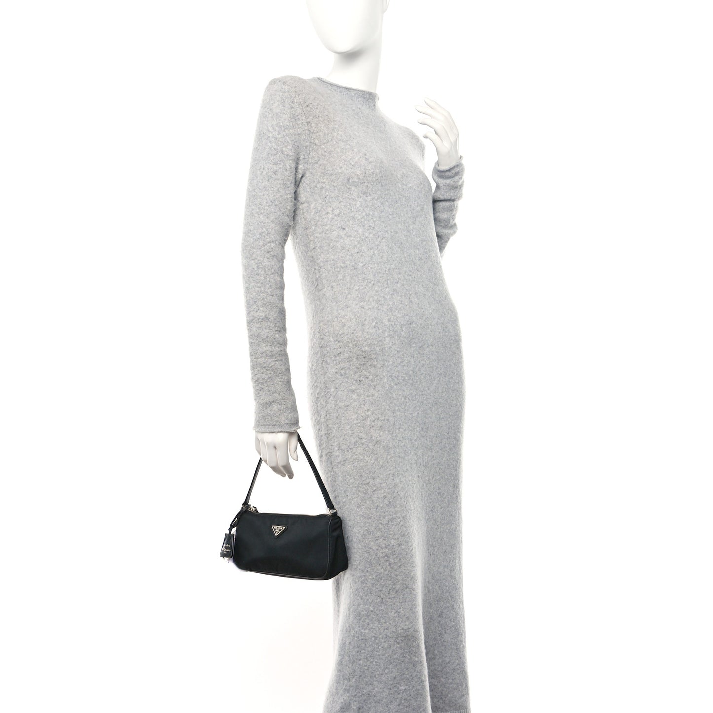 Nylon Saffiano Mini Re-Edition 2005 Bag Black