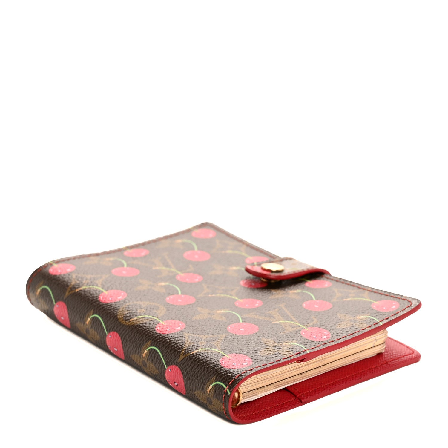 Louis Vuitton Monogram Cerises Small Ring Agenda Cover 4 of 6