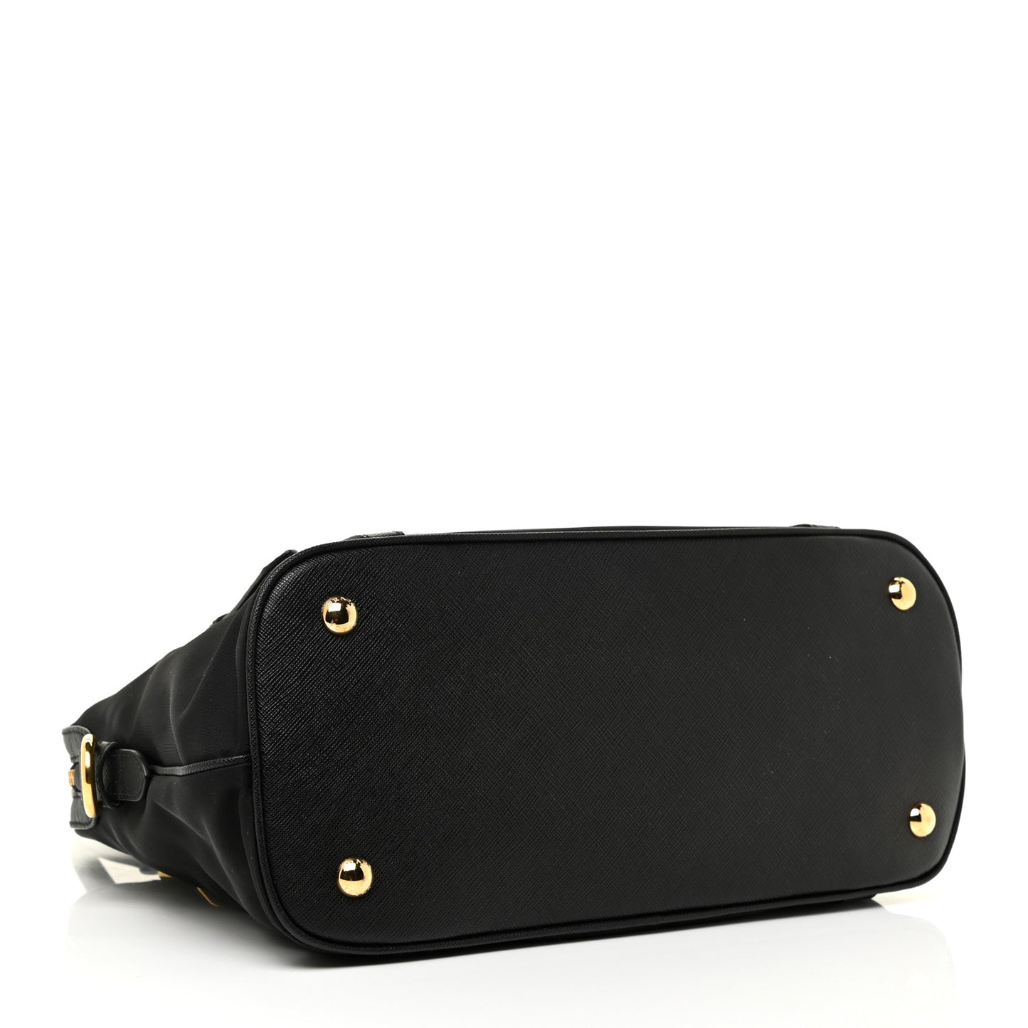 Tessuto Nylon Saffiano Tote Black