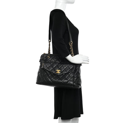 Chanel Caviar Quilted Flap Shoulder Bag Black 2 of 14