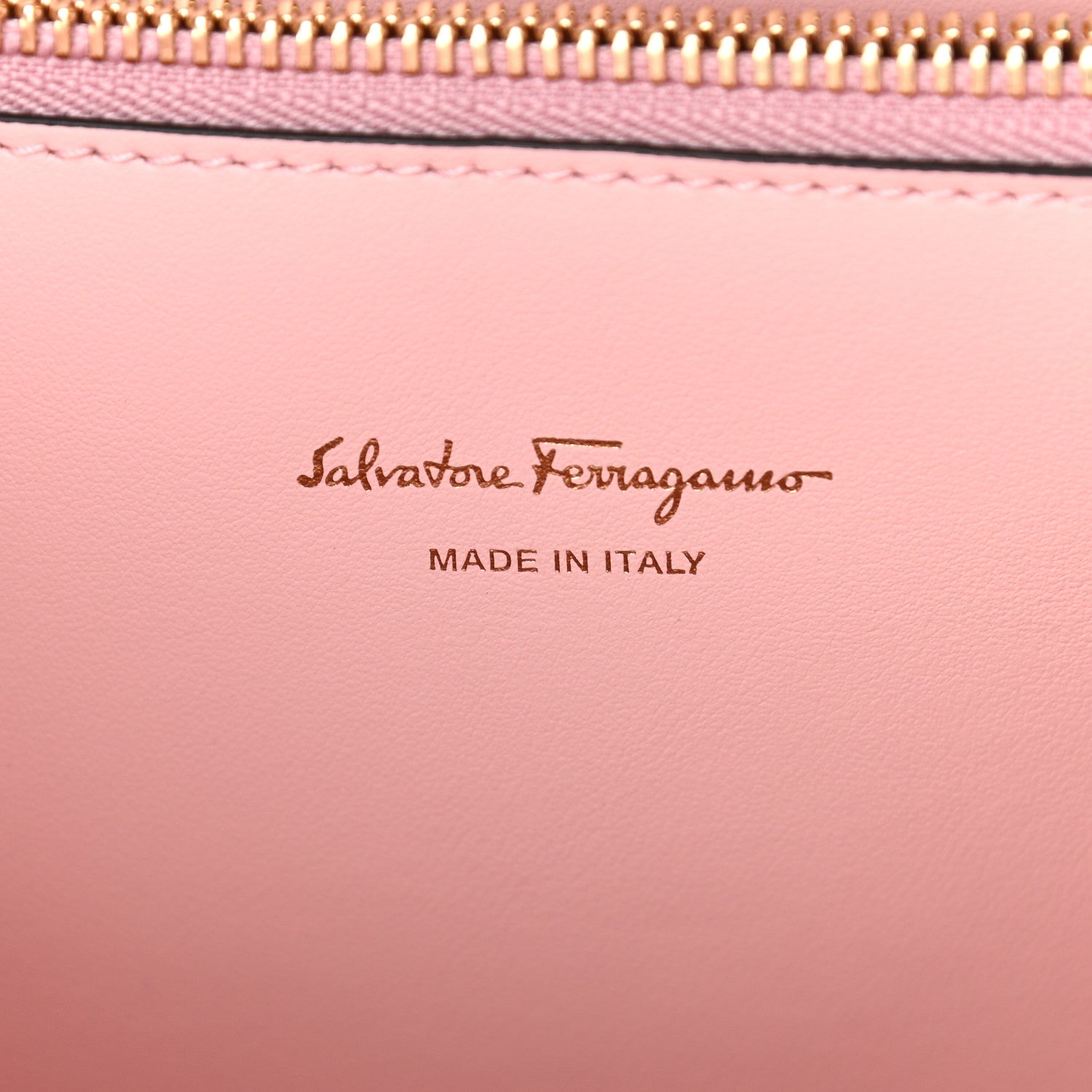 Salvatore Ferragamo Calfskin Studio Top Handle Bag Black Pink 6 of 10