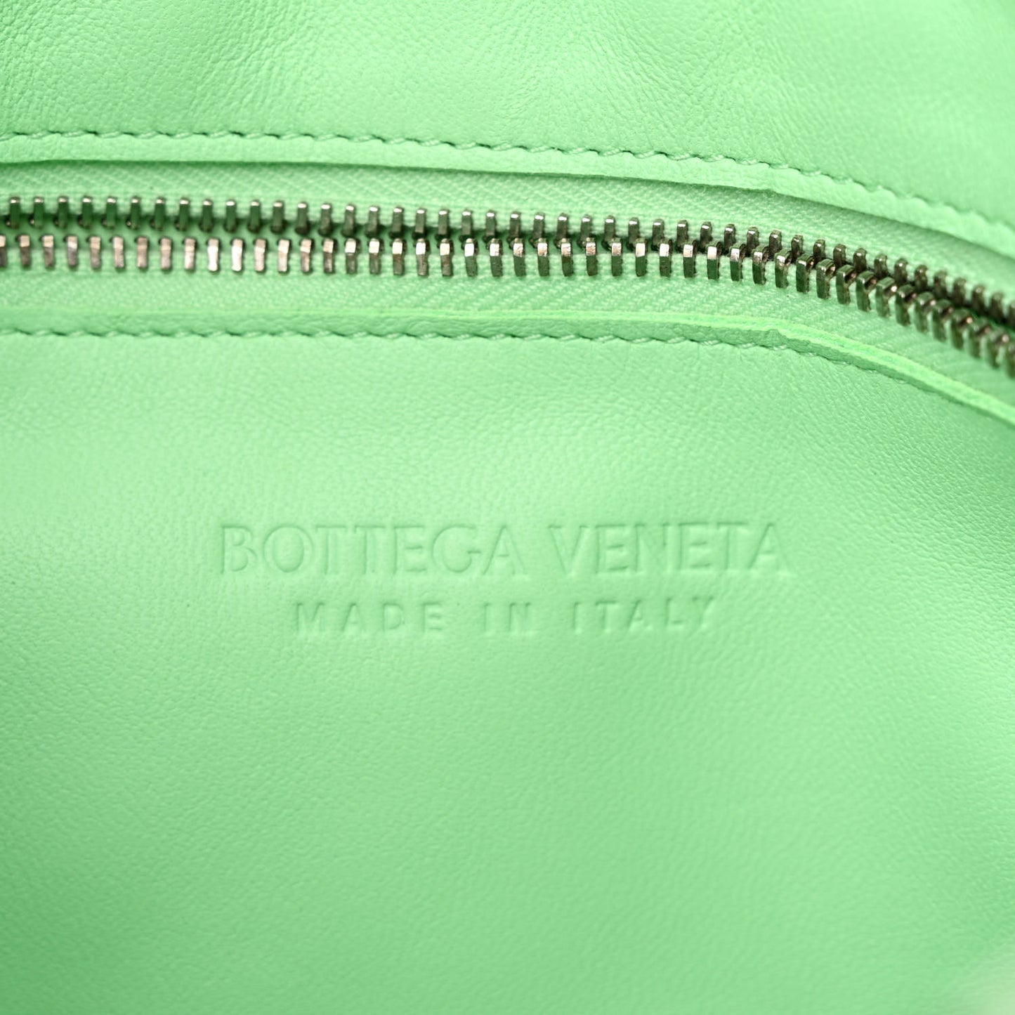 Nappa Maxi Intrecciato Overlock Stitched Cassette Crossbody Bag Parakeet