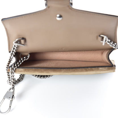 Gucci GG Supreme Monogram Super Mini Dionysus Shoulder Bag Taupe 7 of 10