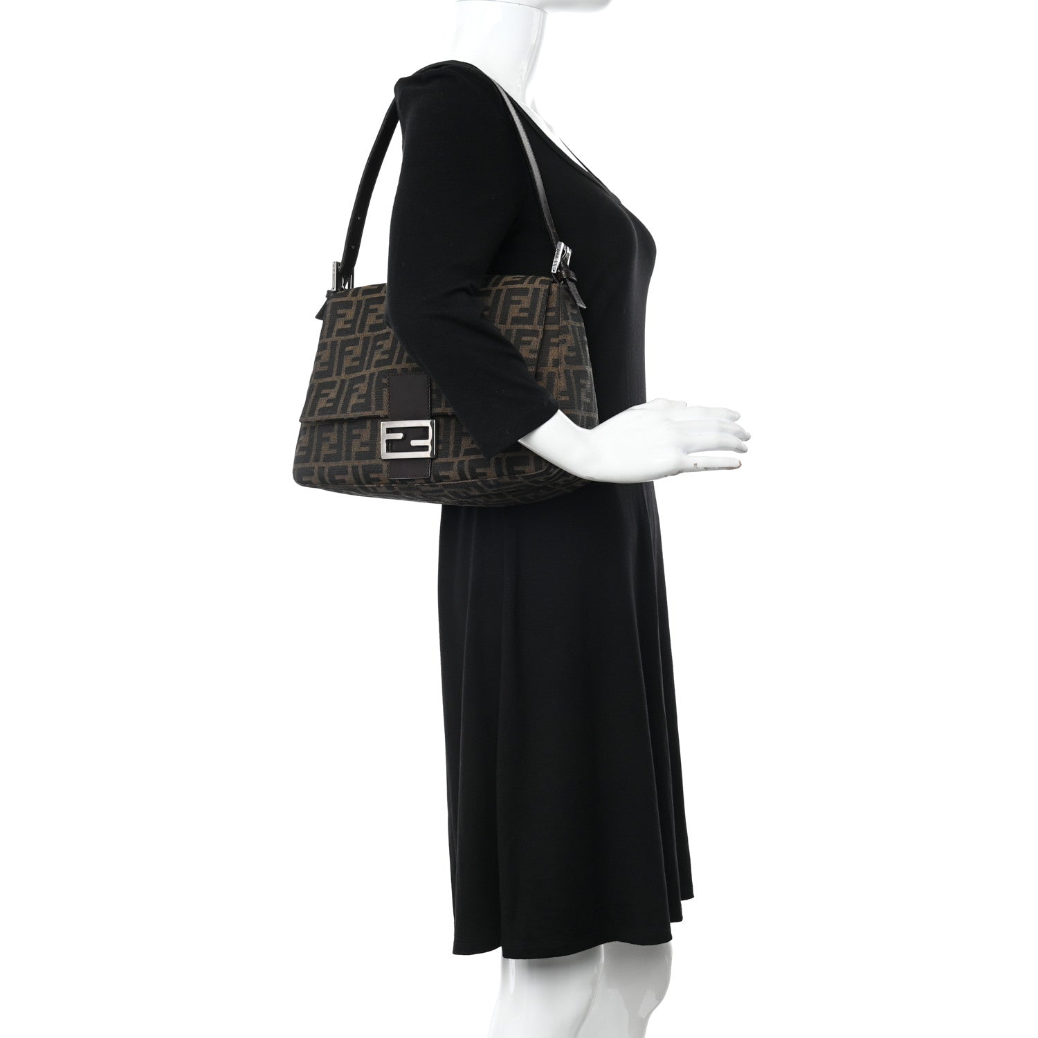Fendi Zucca Mama Baguette Tobacco 2 of 10