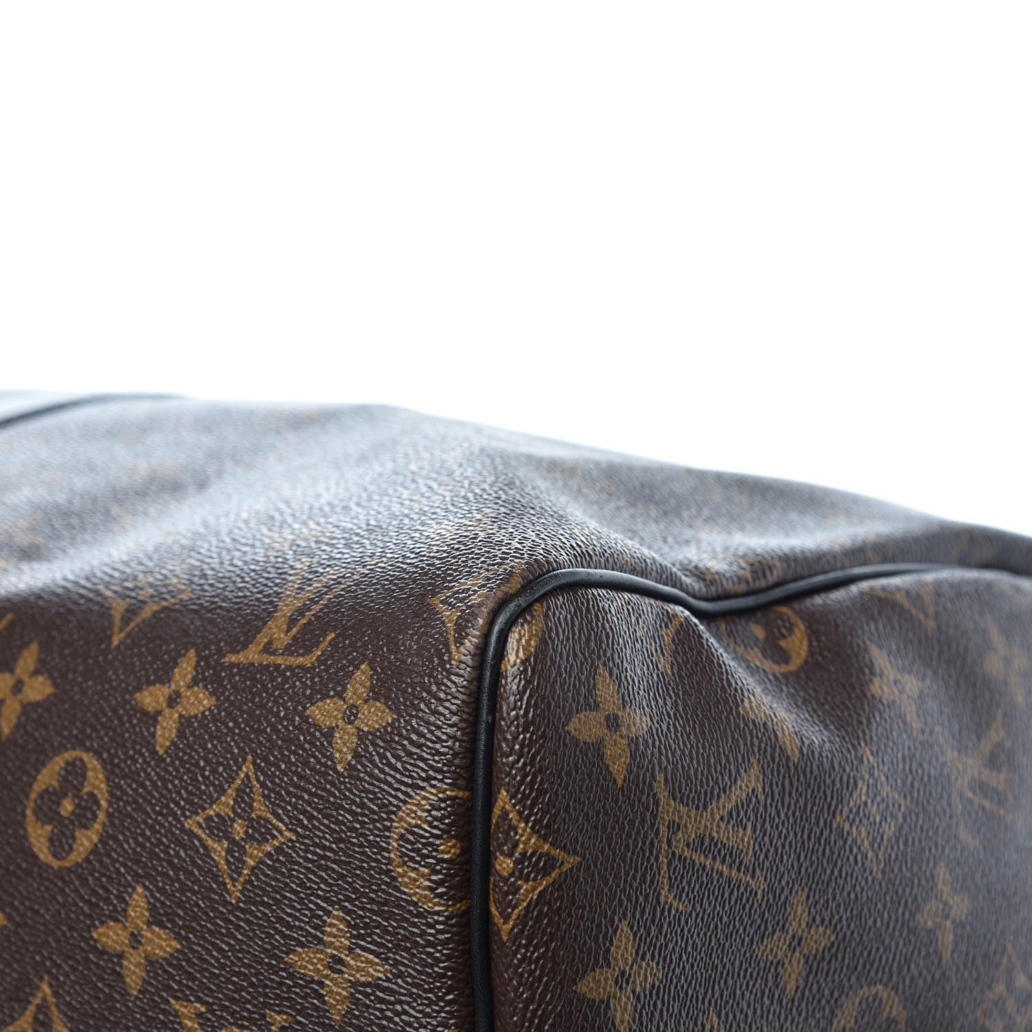 Louis Vuitton Monogram Macassar Keepall Bandouliere 55 9 of 10