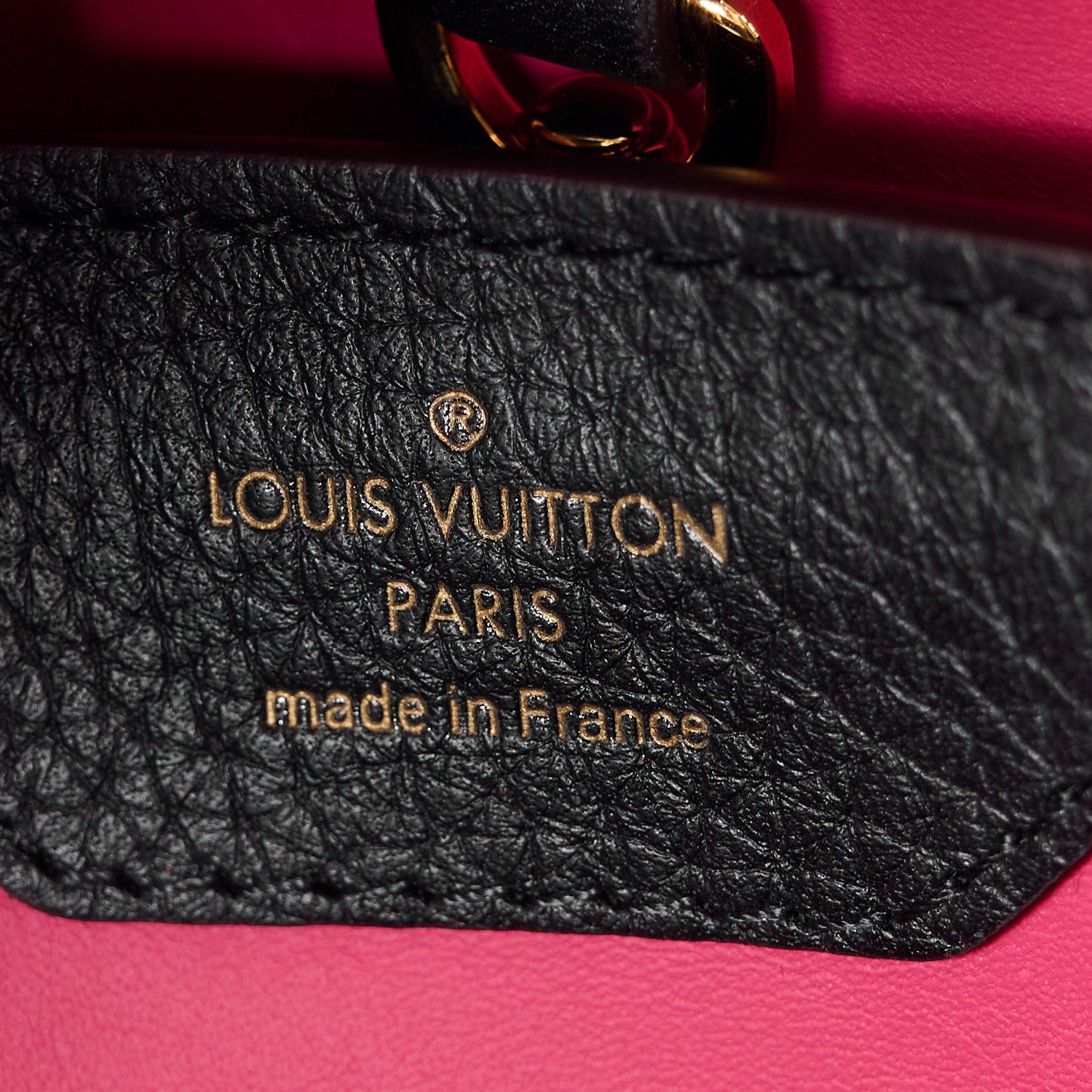 Louis Vuitton Taurillon Capucines BB Black 7 of 10