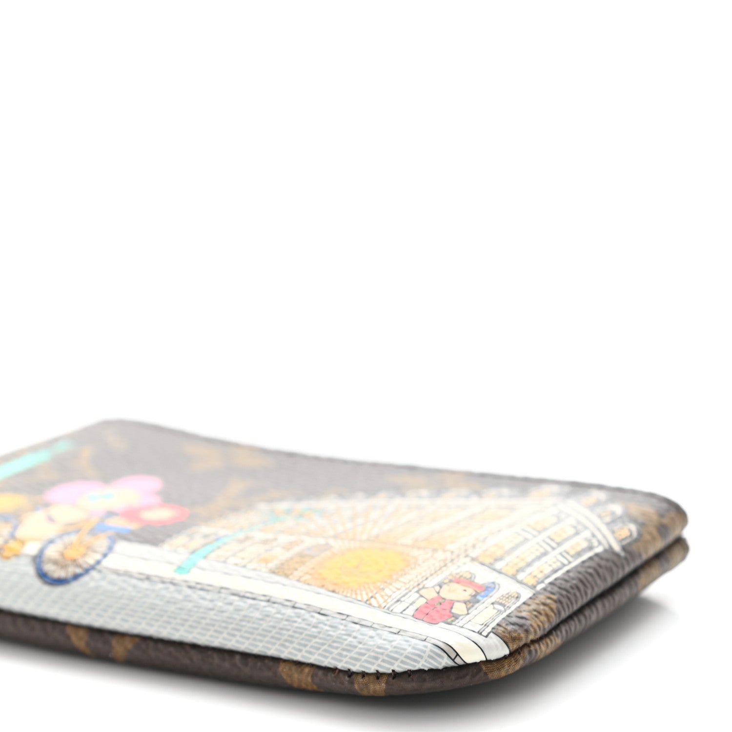 Louis Vuitton Monogram 2022 Christmas Animation Paris Key Pouch Pink 9 of 9