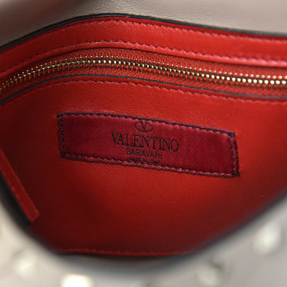 Valentino Garavani Lambskin Medium Rockstud Spike Shoulder Bag Poudre 6 of 8