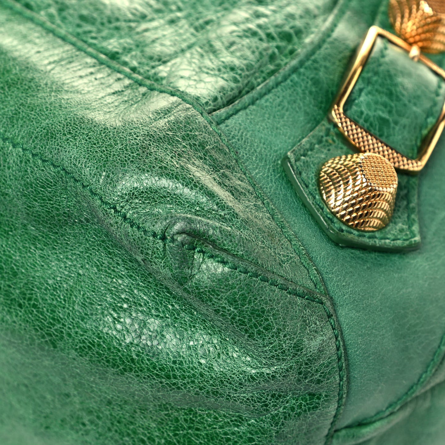 Chevre Giant 21 Gold Hardware Day Hobo Vert Gazon