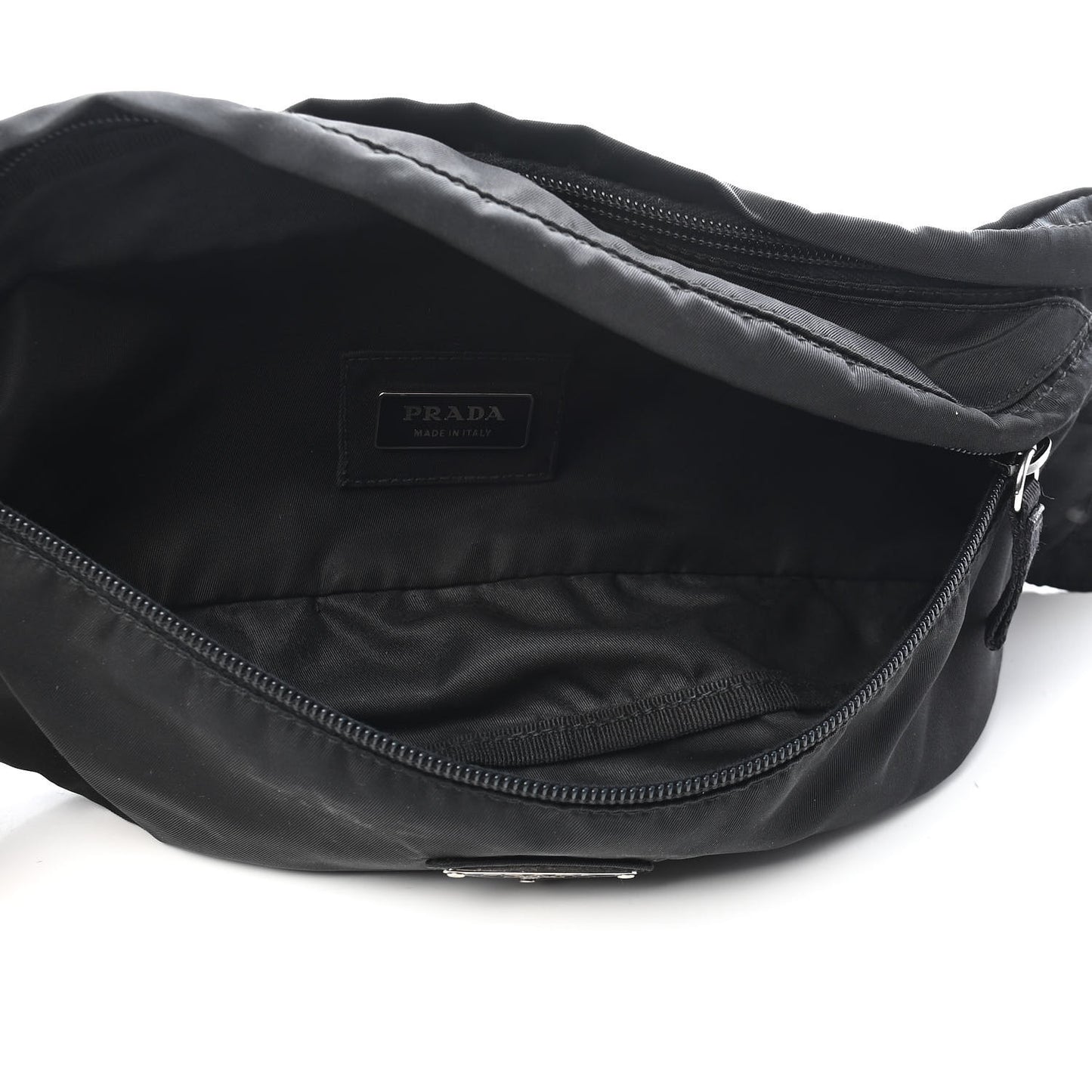 Tessuto Nylon Montagna Belt Bag Black